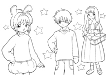 Cardcaptor Sakura Coloring Page